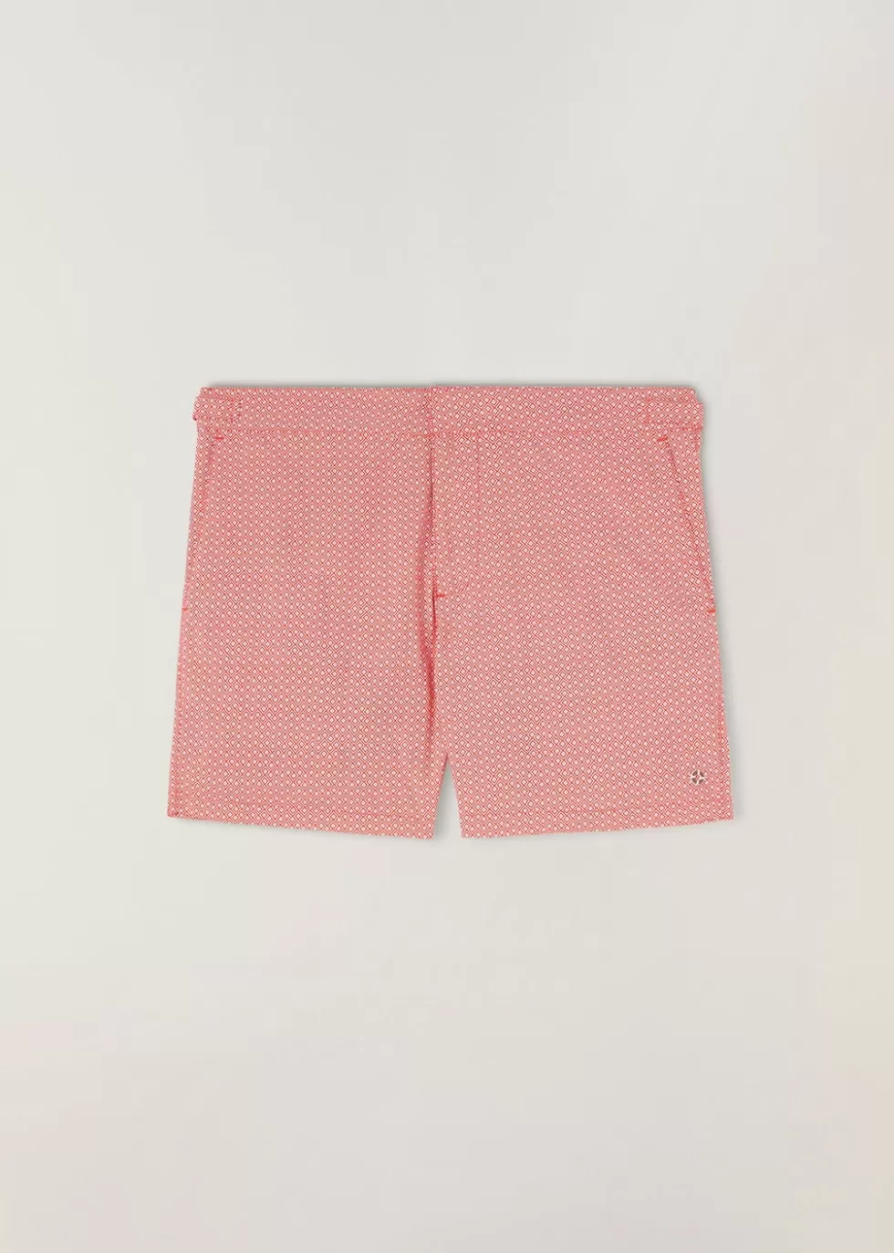 Swimwear*Loro Piana Kito Swim Trunks Red Tie Square