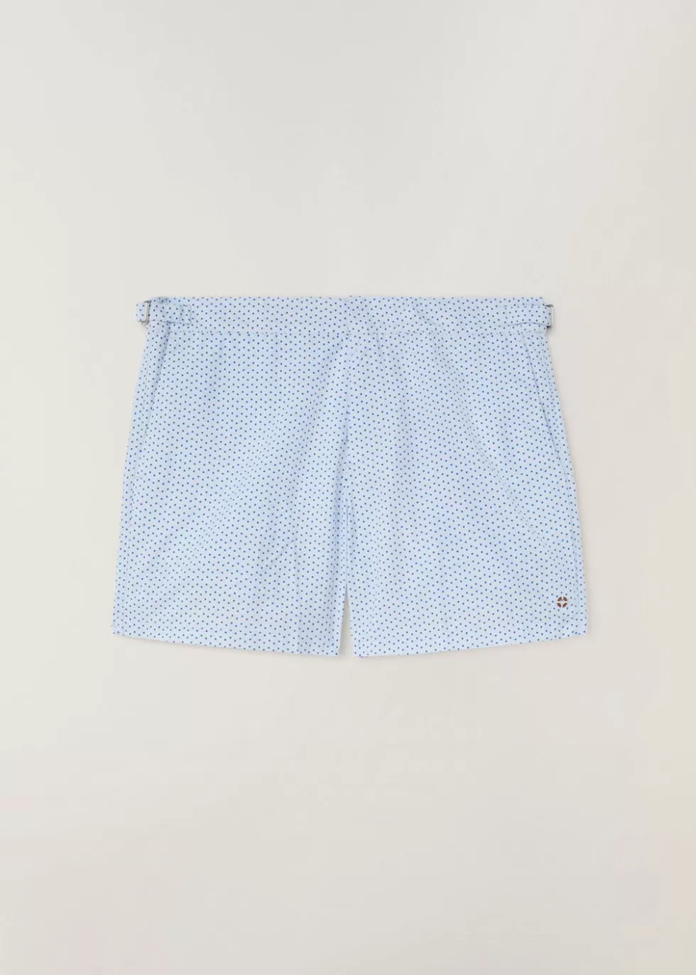 Swimwear*Loro Piana Kito Swim Trunks Sky Blue Tie Square