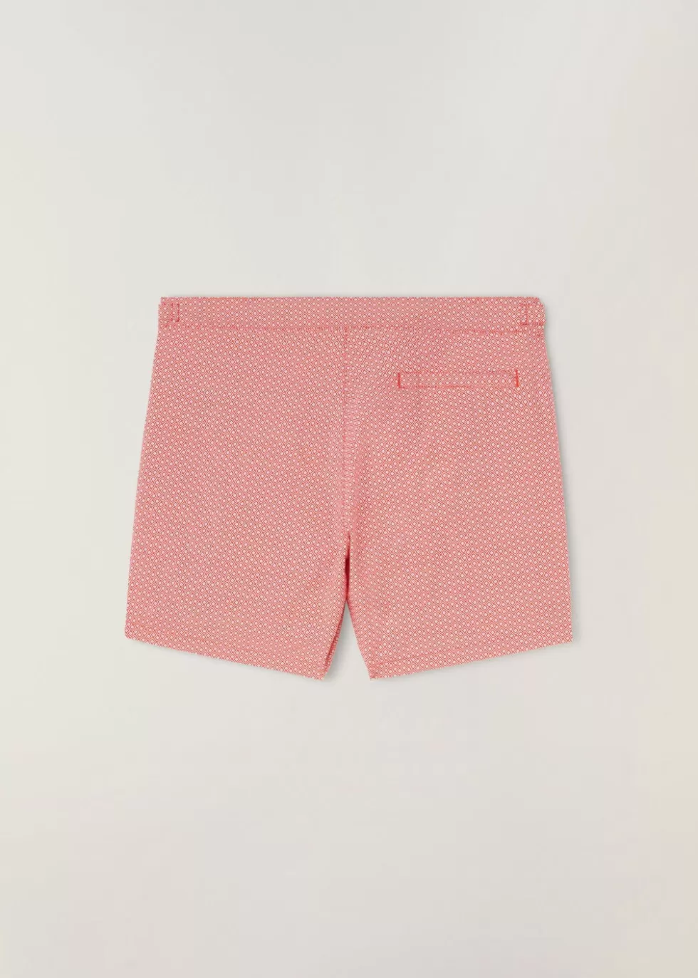 Swimwear*Loro Piana Kito Swim Trunks Red Tie Square