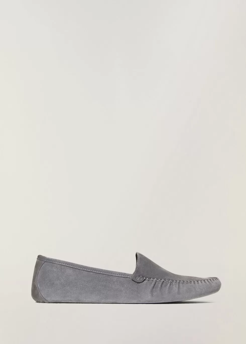 For Her*Loro Piana Lady Maurice Cocooning Loafers Gray Melange