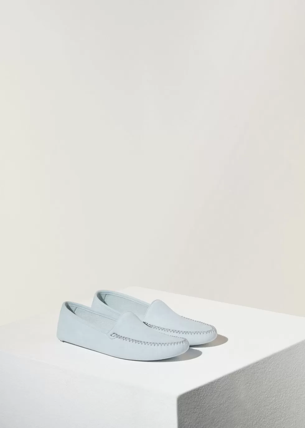 For Her*Loro Piana Lady Maurice Cocooning Loafers Aquamarine