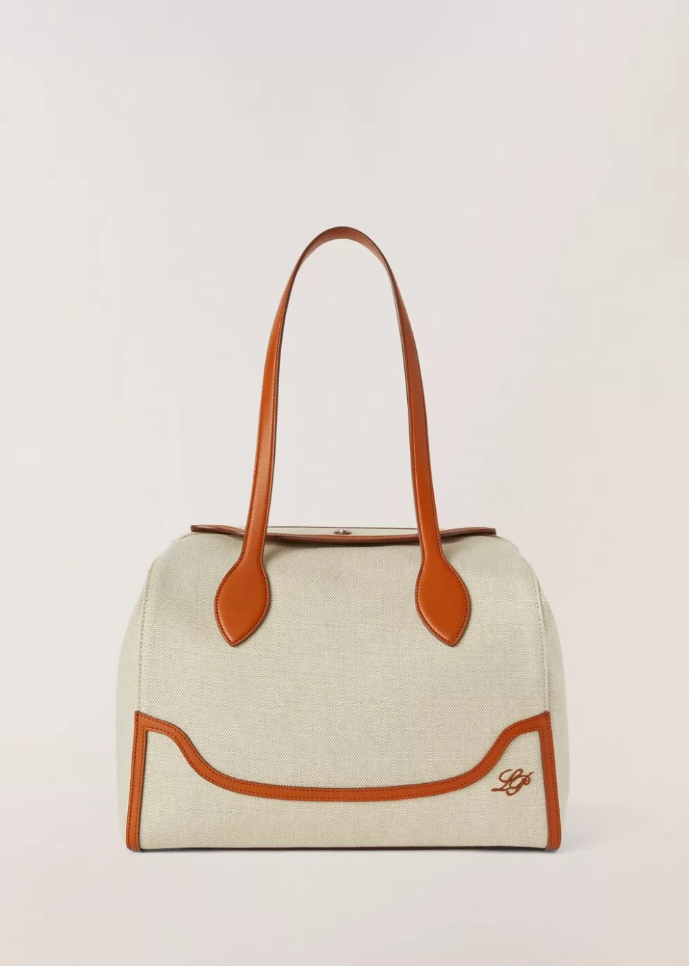 Top Handle And Totes*Loro Piana Large Happy Day Bag Natural/Warm Tan