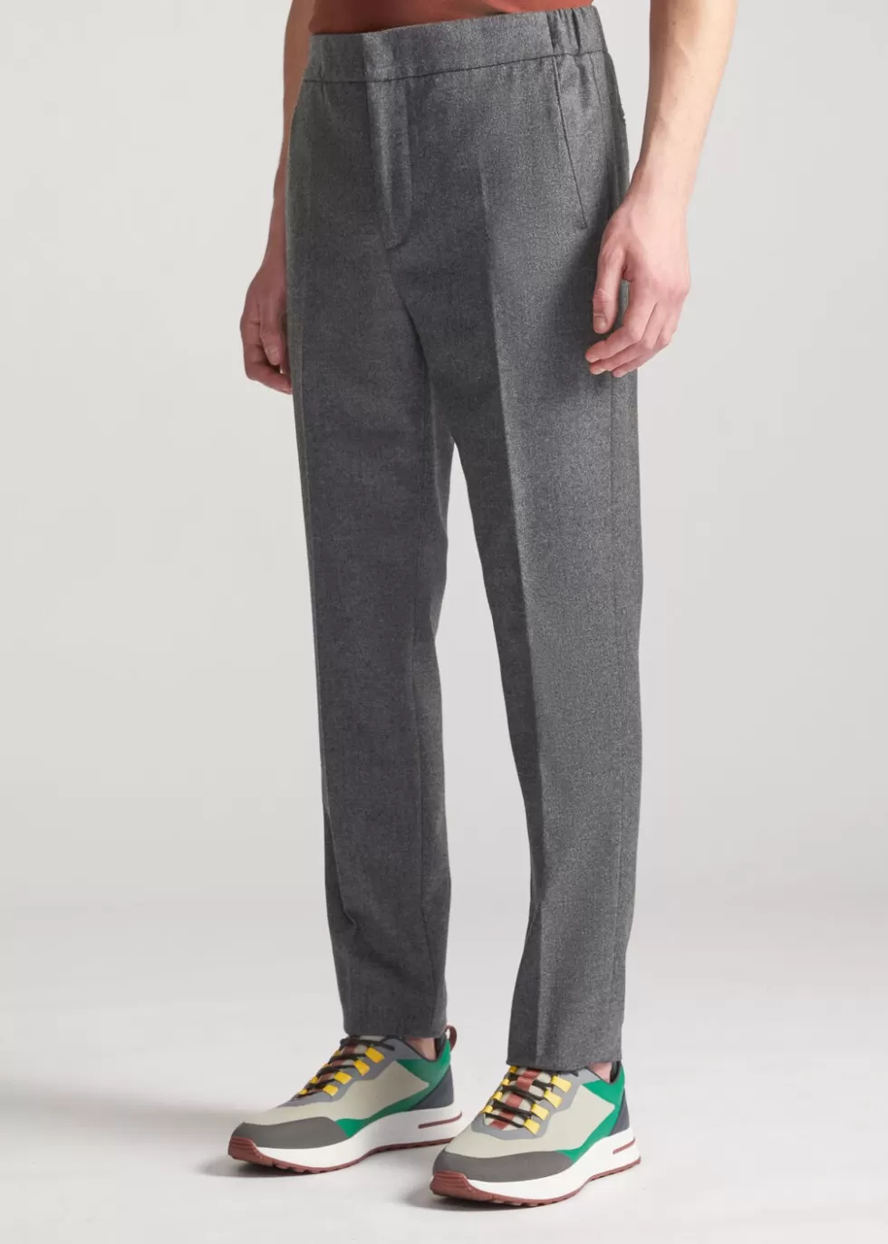 Trousers & Bermudas*Loro Piana Leisure City Trouser London Smoke Melange