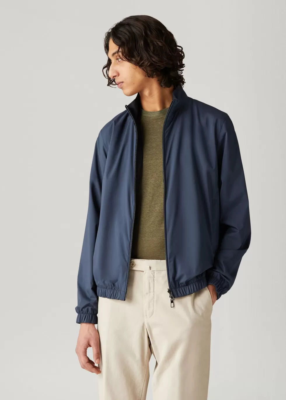 Outerwear Jackets*Loro Piana Bomber Jacket Navy Blue