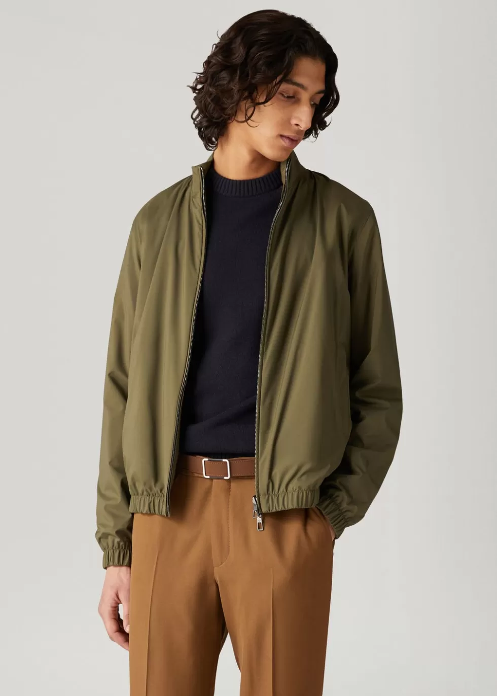 Outerwear Jackets*Loro Piana Bomber Jacket Tea Leaf