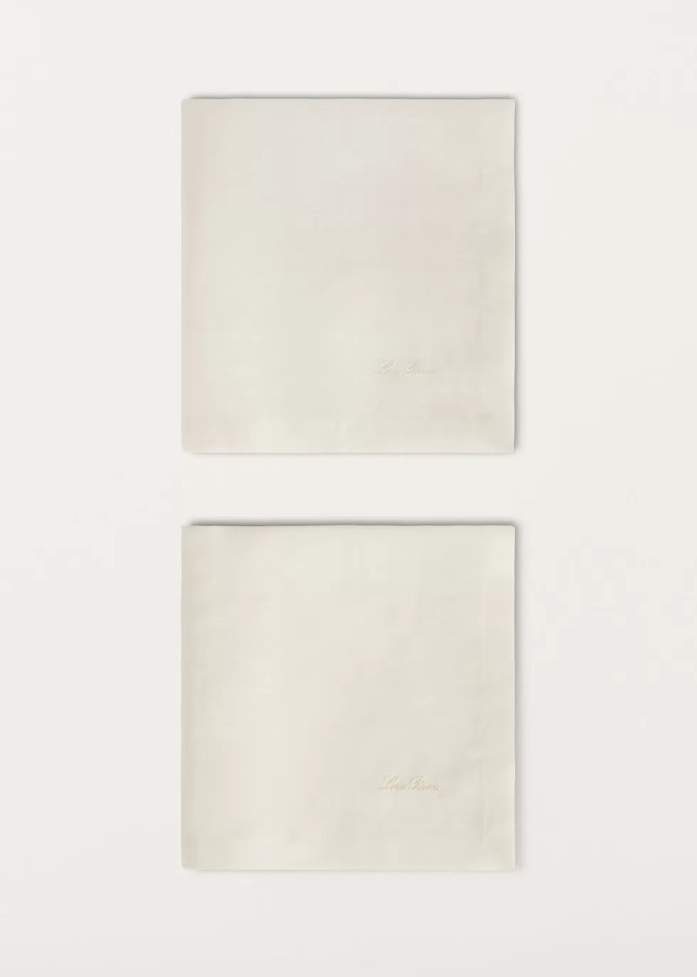 Tableware*Loro Piana Napkins (Set Of Two) Shaded White