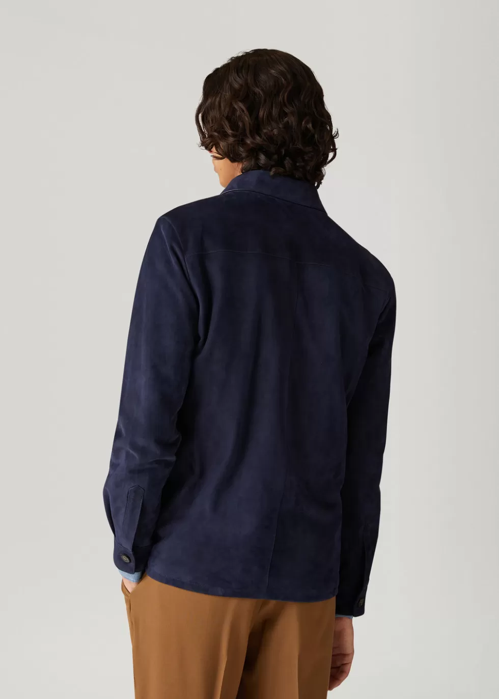 Clothing*Loro Piana Overshirt Very Dark Blue