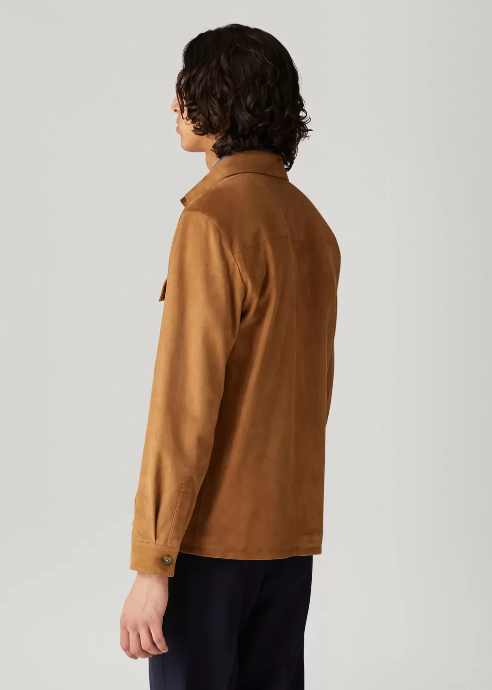 Clothing*Loro Piana Overshirt Pecan