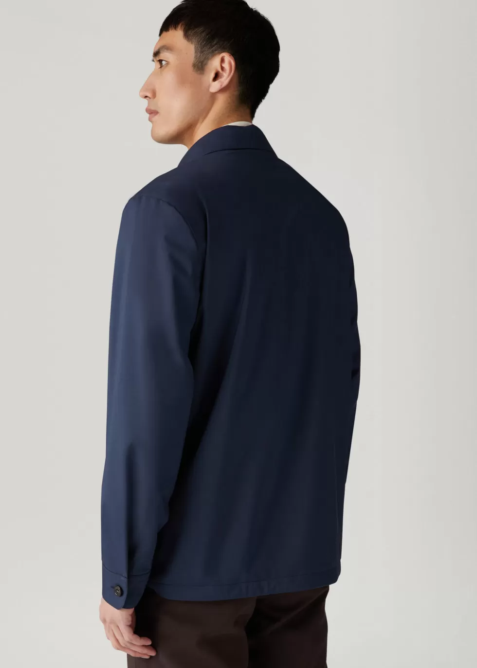 Outerwear Jackets*Loro Piana Overshirt Navy Blue