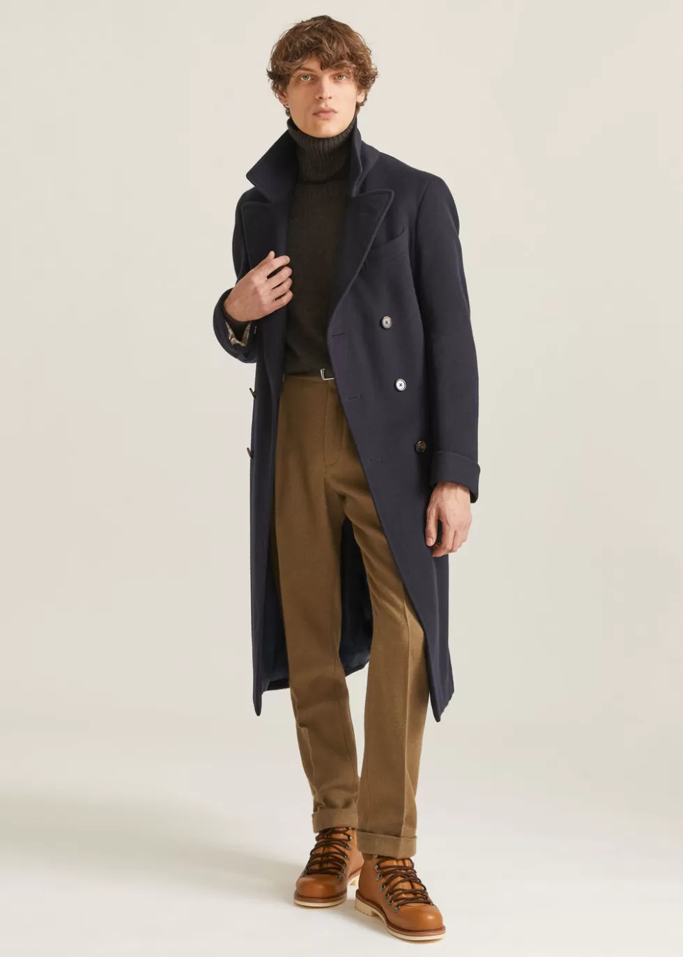 Coats & Trench*Loro Piana Sergio Coat Navy Blue