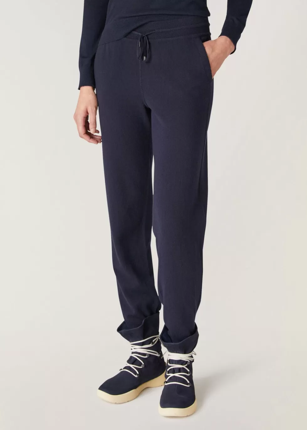 Trousers & Shorts*Loro Piana Merano Trouser Navy Blue