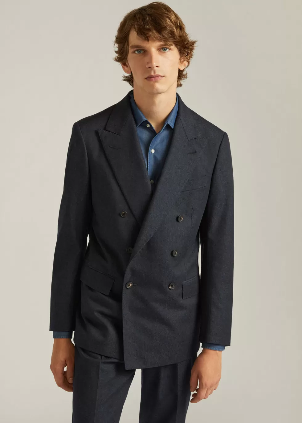 Blazers*Loro Piana Milano Jacket Profound Blue