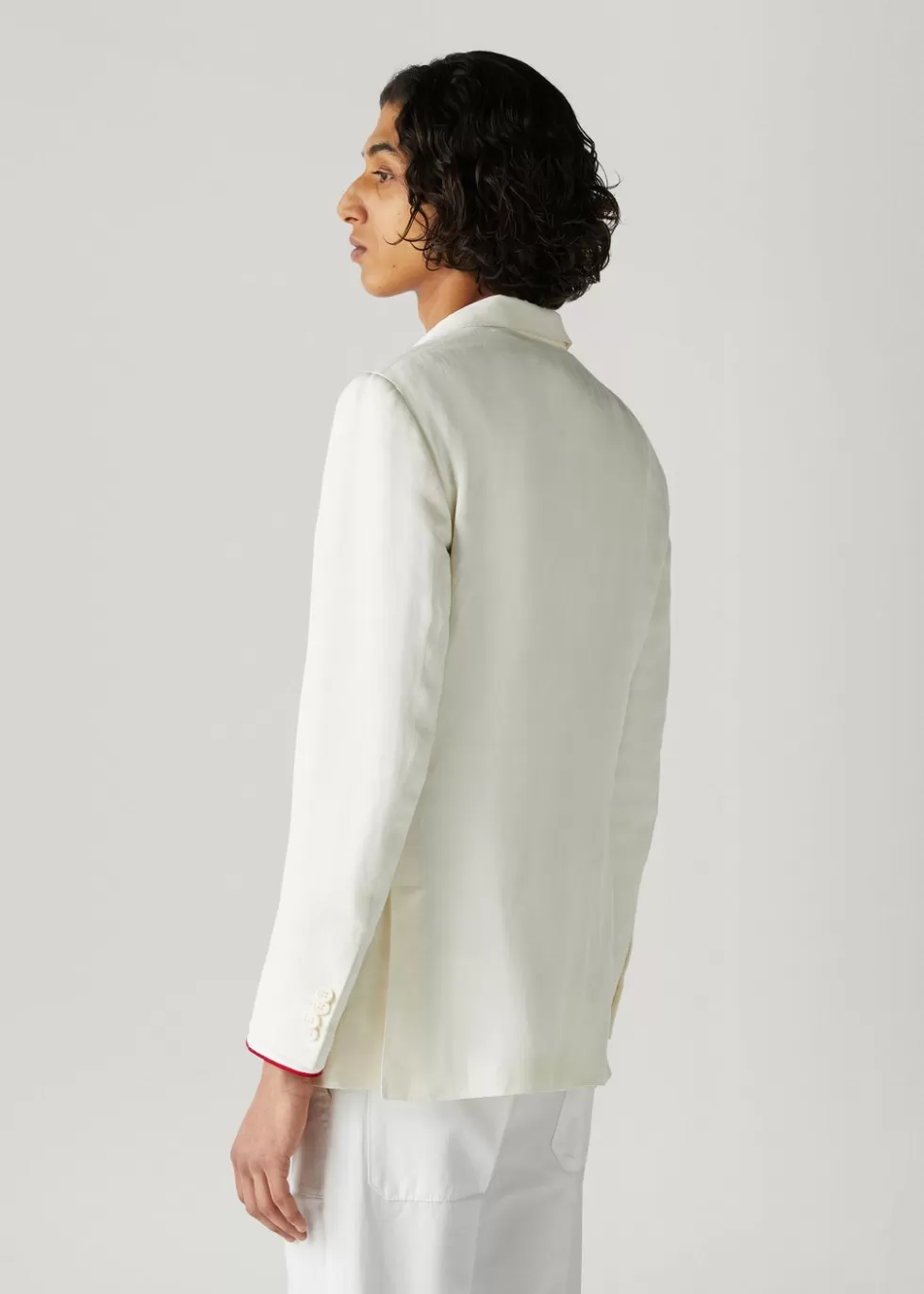 Blazers*Loro Piana Milano Jacket White