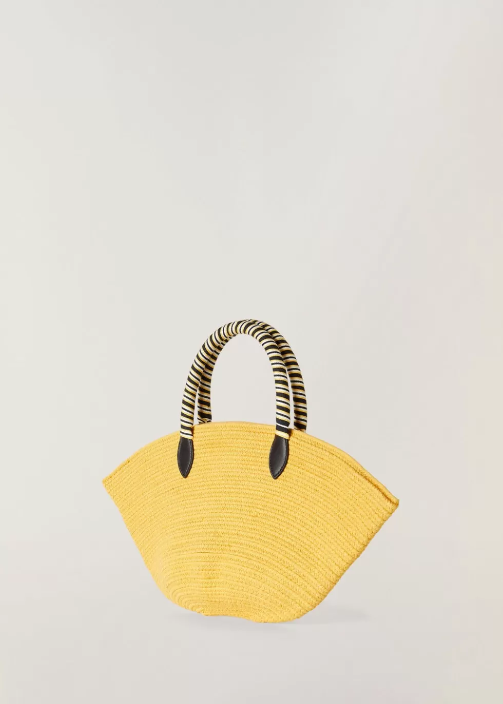 Top Handle And Totes*Loro Piana Mini Eolian Bag Sunny Yellow/Blue Navy