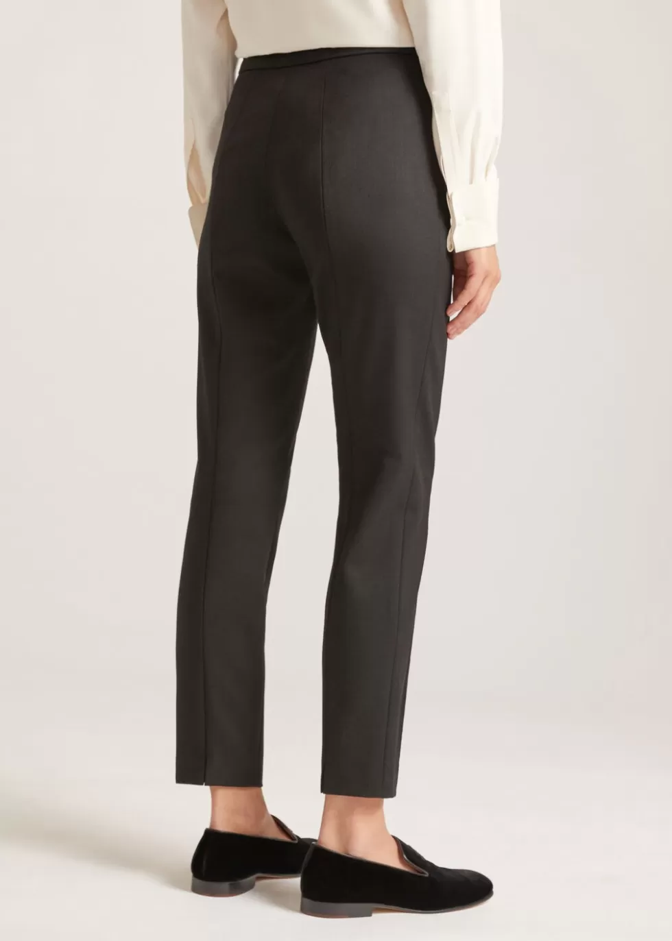 Trousers & Shorts*Loro Piana Mirel Trousers Black