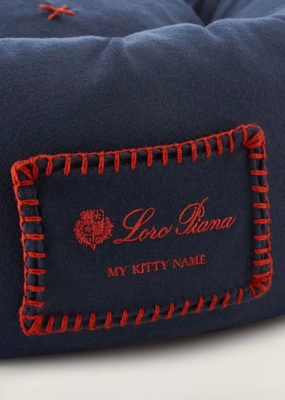 Pillows And Blankets*Loro Piana My Cat Pillow Argo Blue Melange