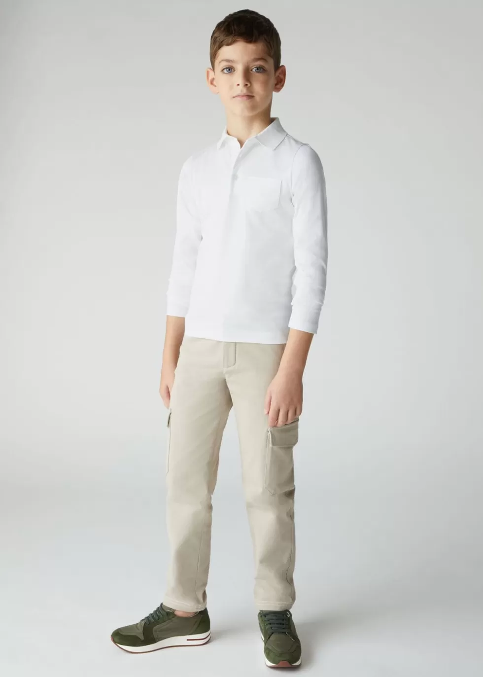 Clothing*Loro Piana My Little T Polo White