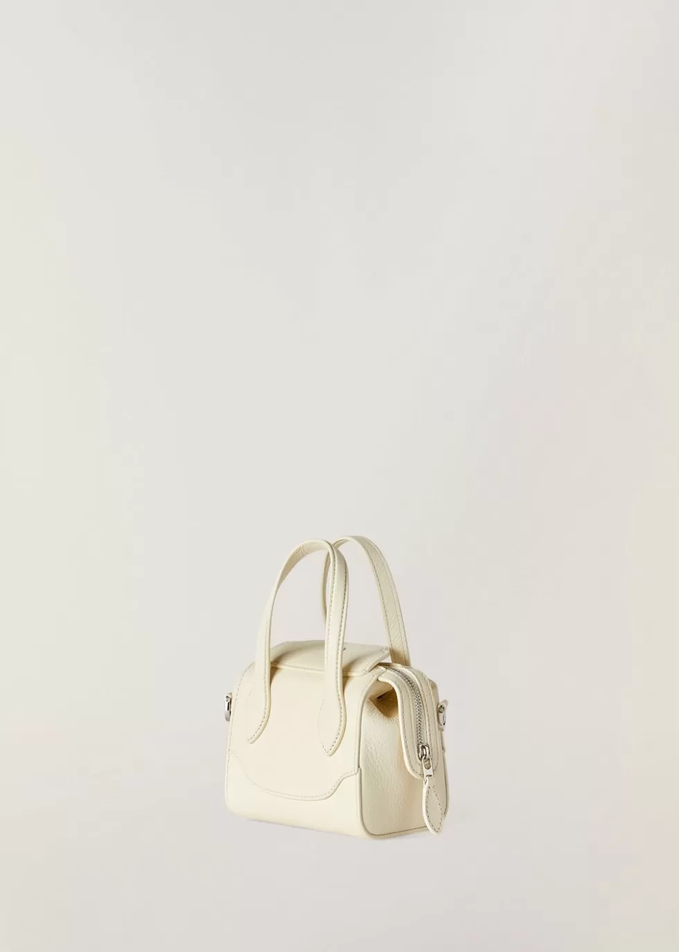 Mini Bags*Loro Piana Nano Happy Day Bag Whisper White