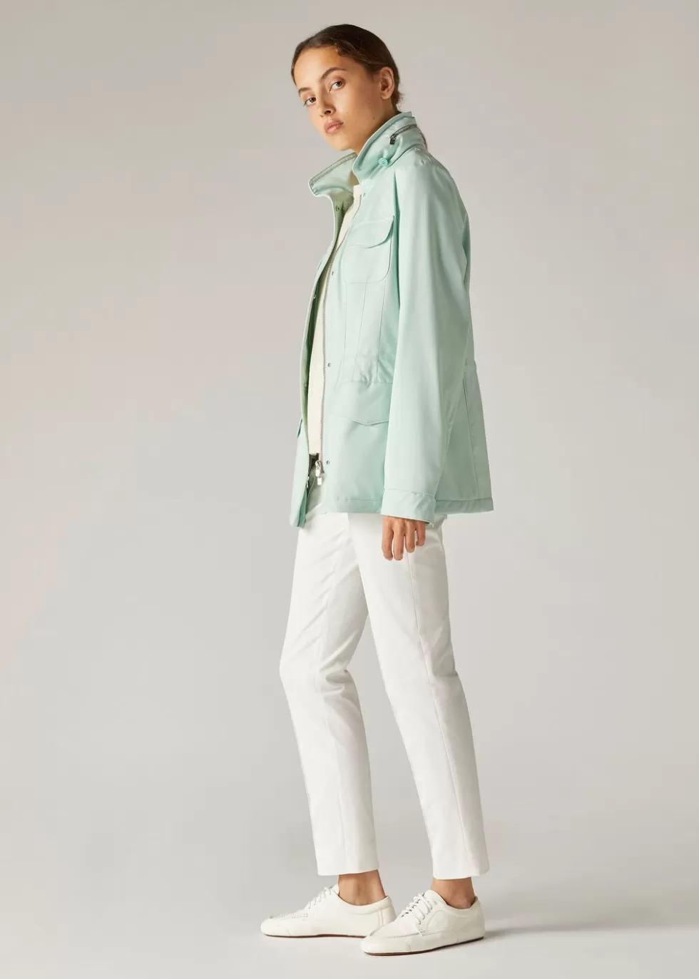 Trousers & Shorts*Loro Piana Neo Mirel Trousers White