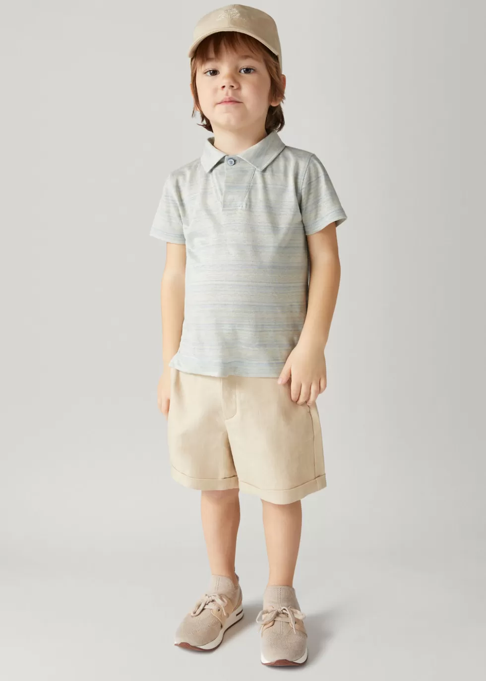 Clothing*Loro Piana Nevin Bermuda Shorts Natural Rope