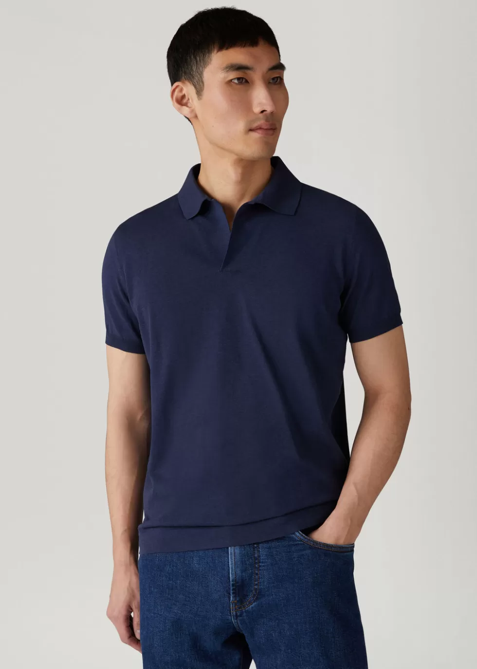 Polo And T-Shirts*Loro Piana New Bay Polo Late Night