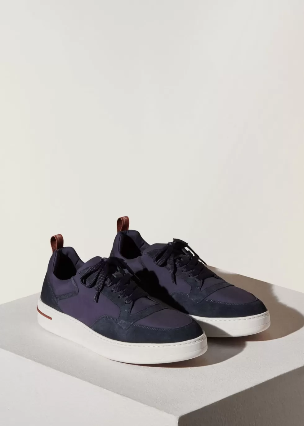 Sneakers*Loro Piana Newport Walk Sneakers Navy Blue