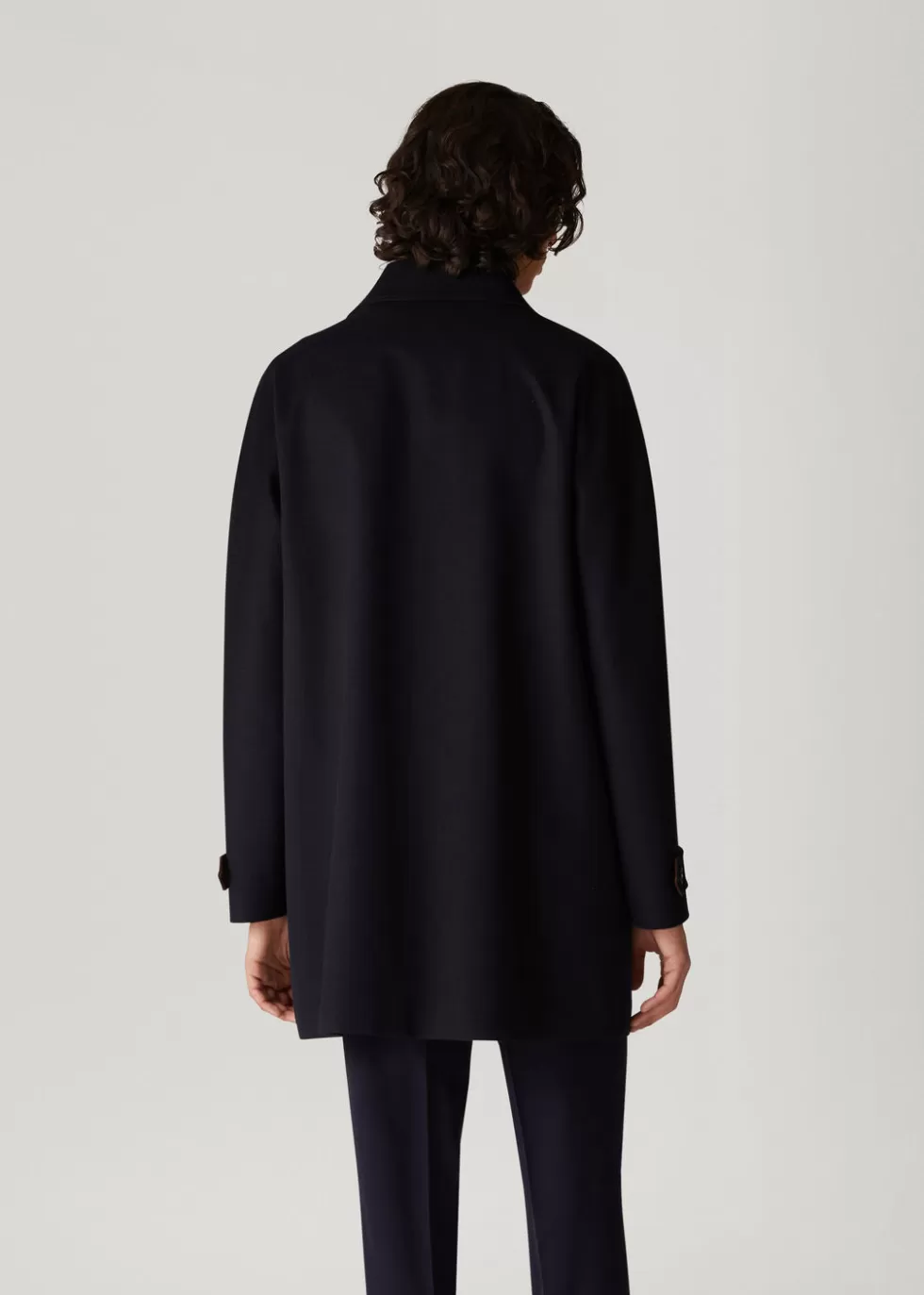 Coats & Trench*Loro Piana Nordend Coat Navy Blue