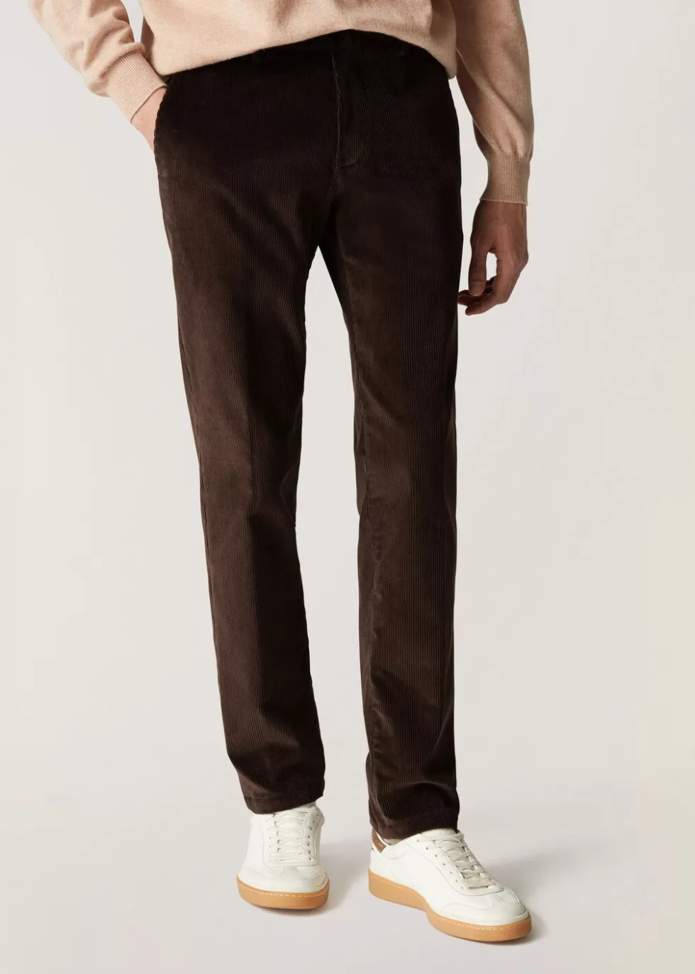 Trousers & Bermudas*Loro Piana Pantaflat Slim Trouser Ancient Sequoia