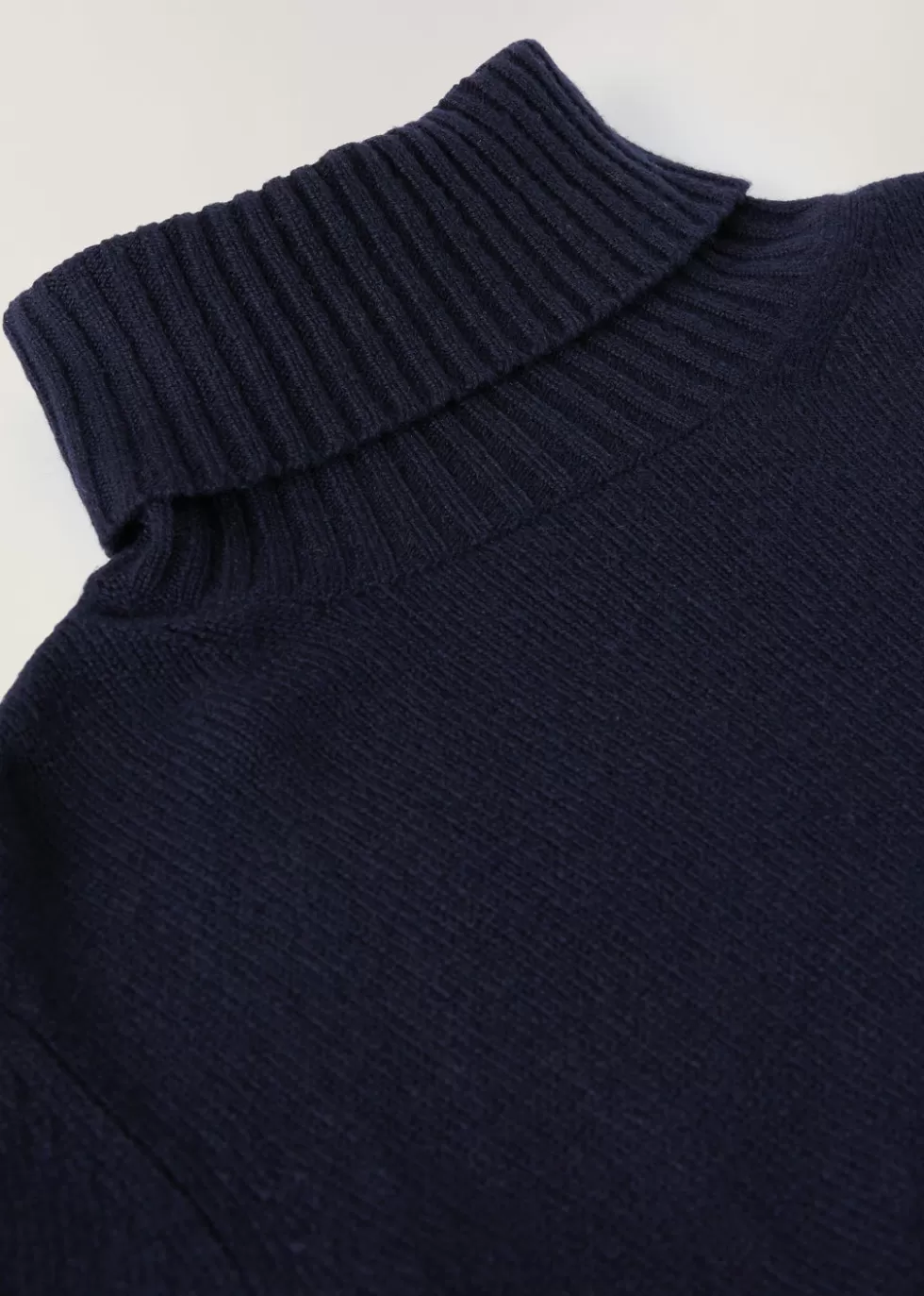 Knitwear*Loro Piana Parksville Turtleneck Navy Blue