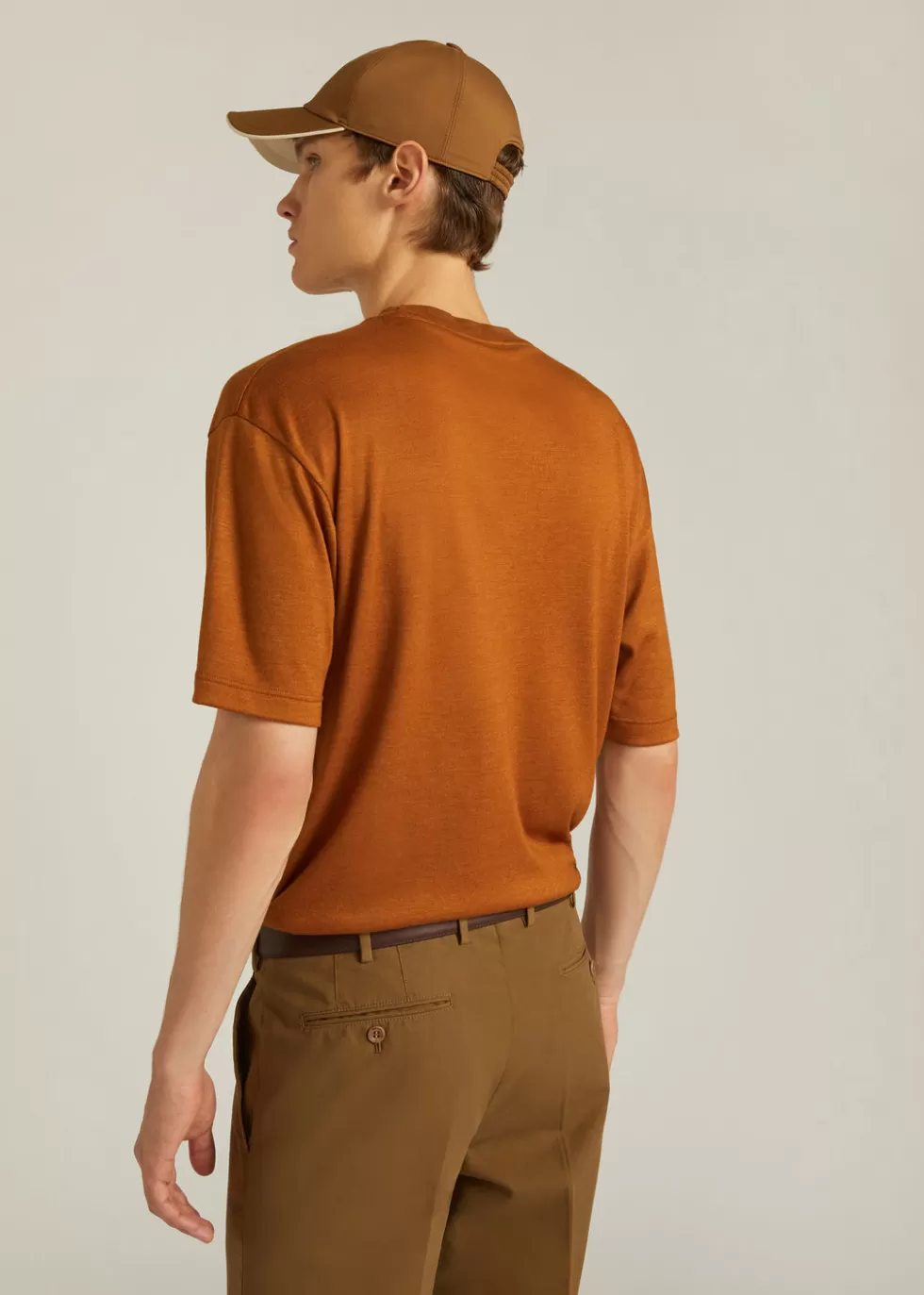 Polo And T-Shirts*Loro Piana Philion T-Shirt Chai Brown