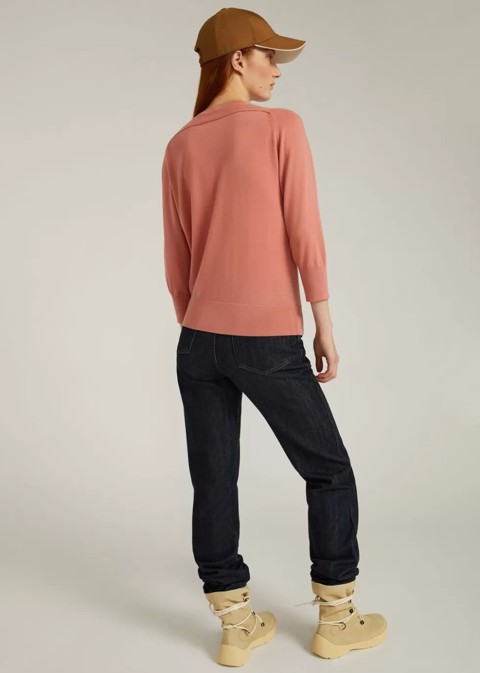 Knitwear*Loro Piana Piuma Crew Neck Quince Blossom