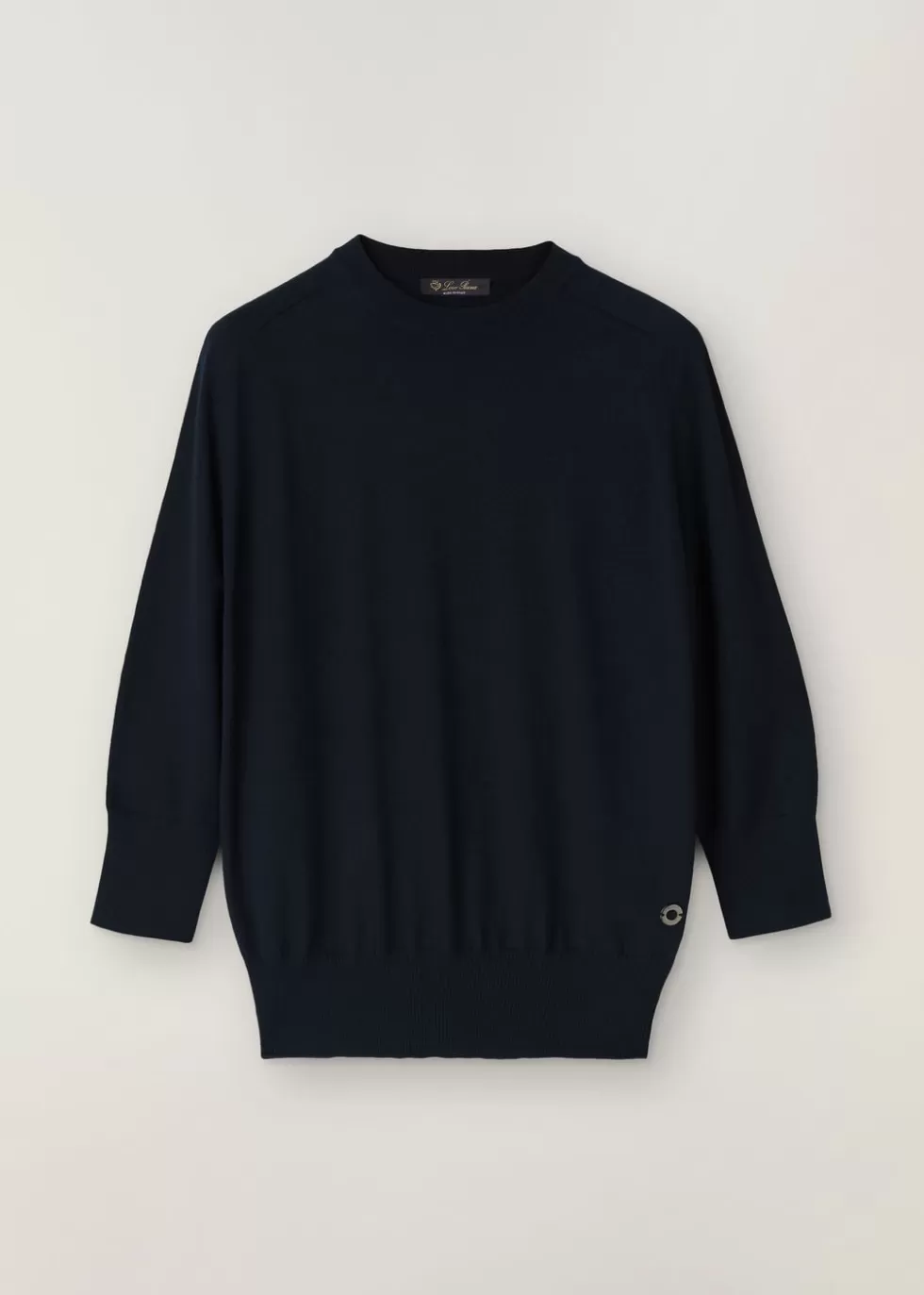 Knitwear*Loro Piana Piuma Roundneck Black