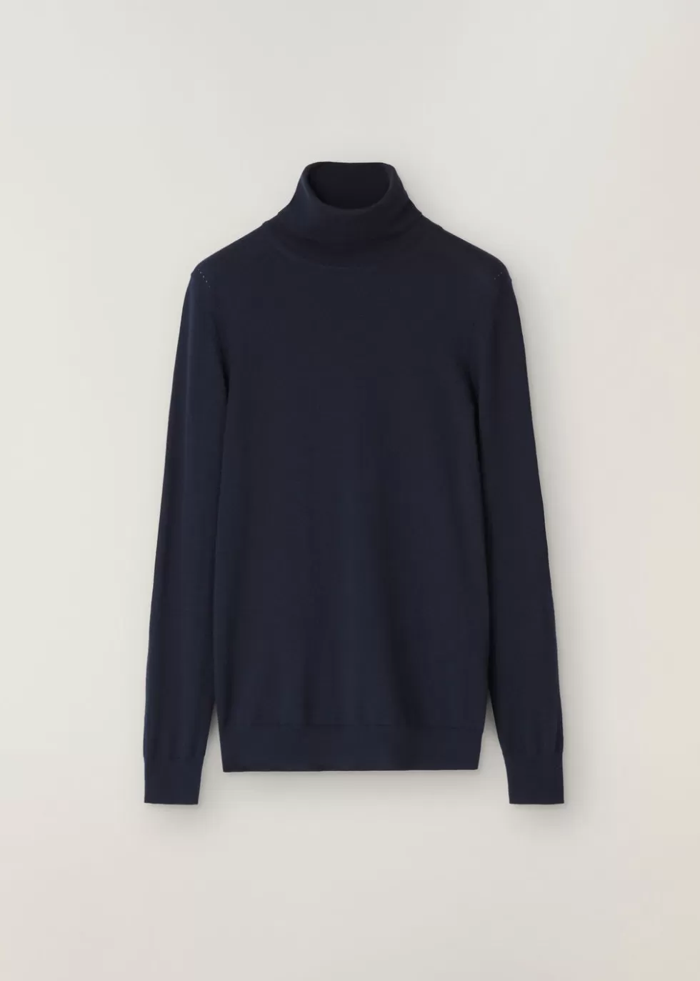 Knitwear*Loro Piana Piuma Turtleneck Navy Blue