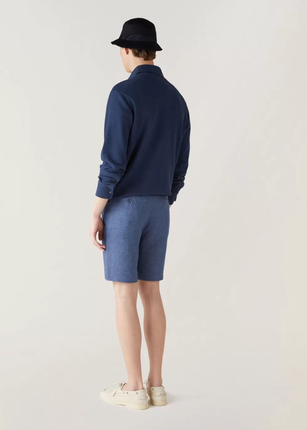 Polo And T-Shirts*Loro Piana Polo Shirt Deep Ocean Blue