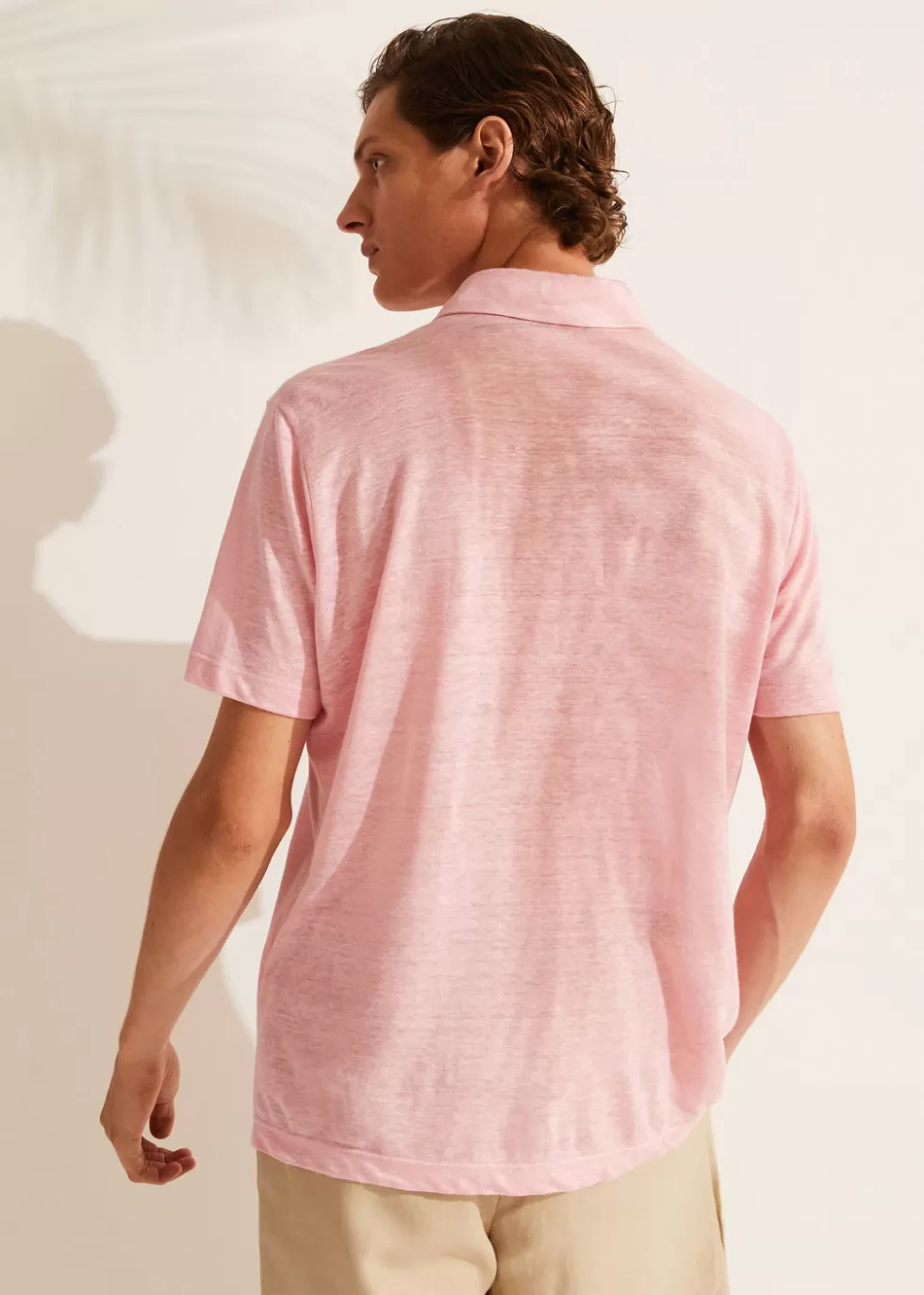 Polo And T-Shirts*Loro Piana Polo Shirt Pink Flamingo