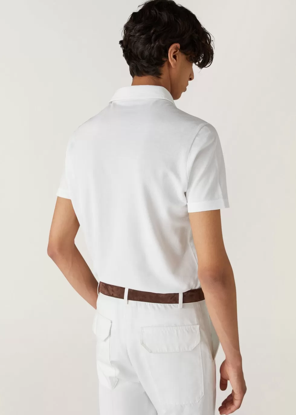 Polo And T-Shirts*Loro Piana Polo Shirt Optical White