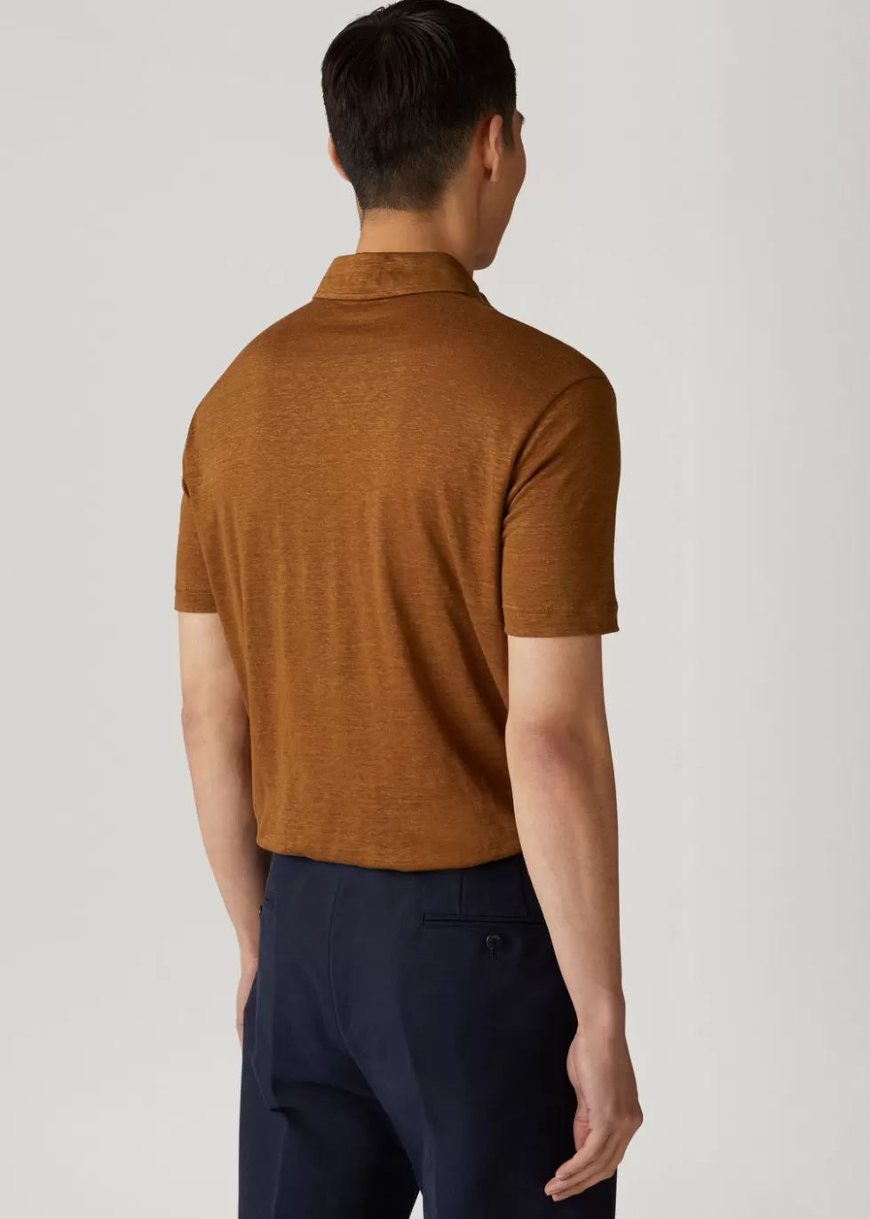 Polo And T-Shirts*Loro Piana Polo Shirt Pecan