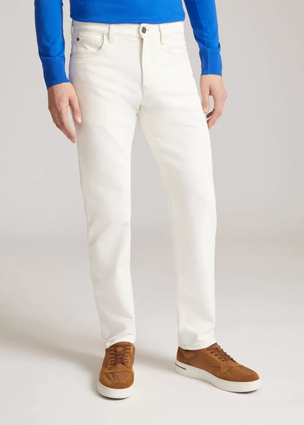 Trousers & Bermudas*Loro Piana Quarona Five-Pocket Pants Powdery White