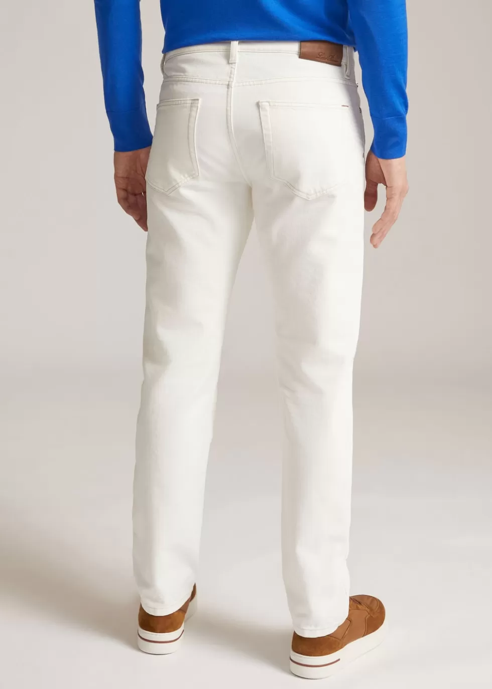 Trousers & Bermudas*Loro Piana Quarona Five-Pocket Pants Powdery White