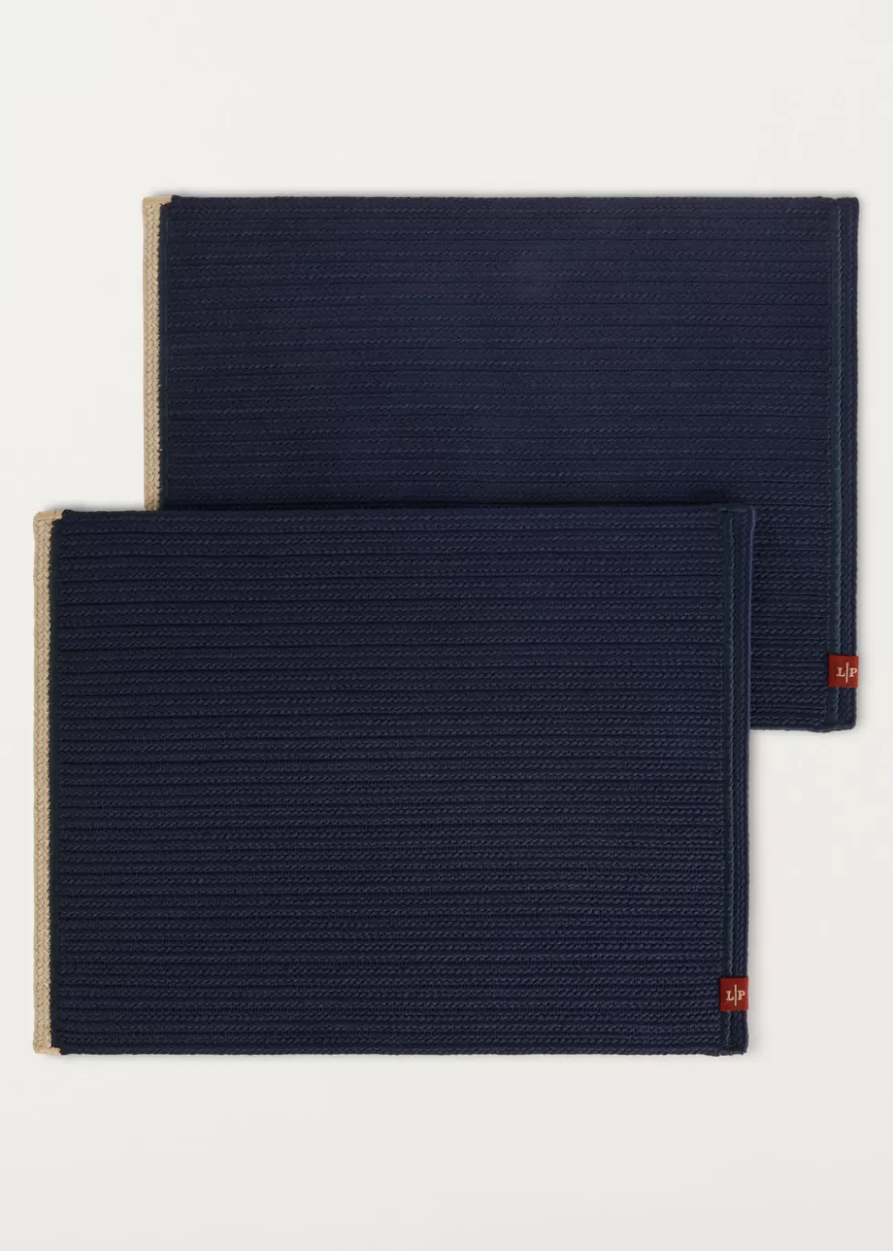 Tableware*Loro Piana Saint Barth Placemats (Set Of Two) Midnight/Kasha