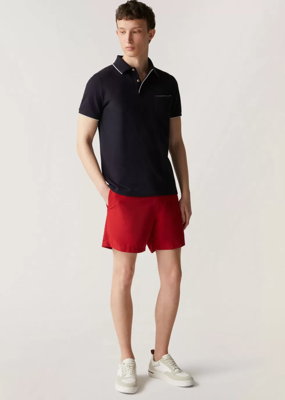 Swimwear*Loro Piana Schooner Shorts Buoy Red