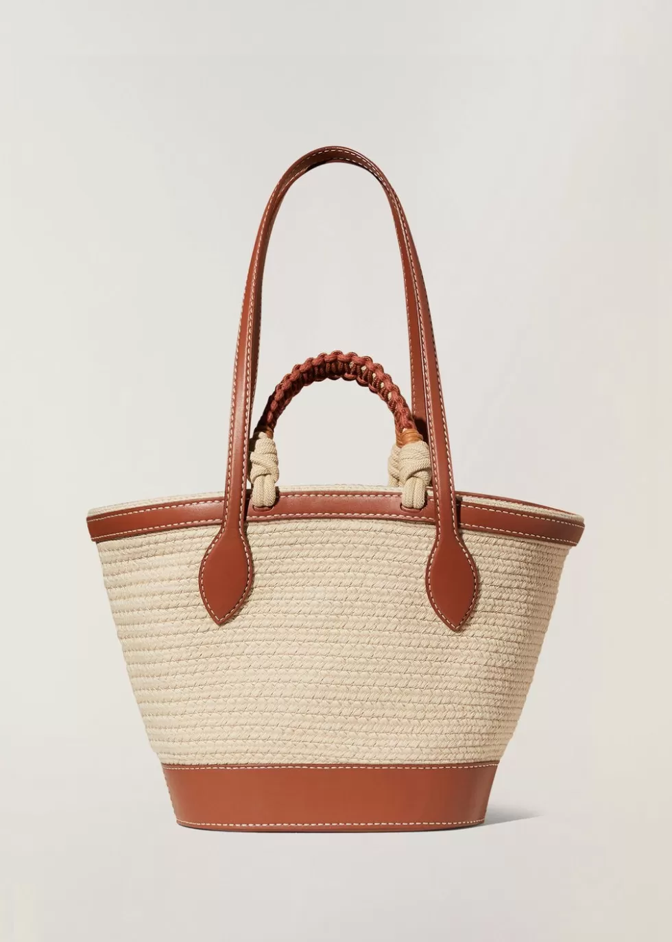 Top Handle And Totes*Loro Piana Small Eolian Bag Cord / Kummel