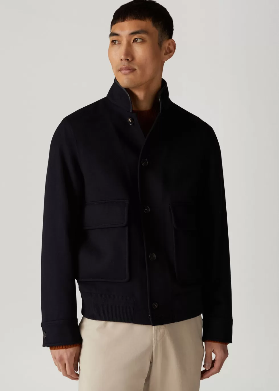 Outerwear Jackets*Loro Piana Spagna Bomber Jacket Navy Blue