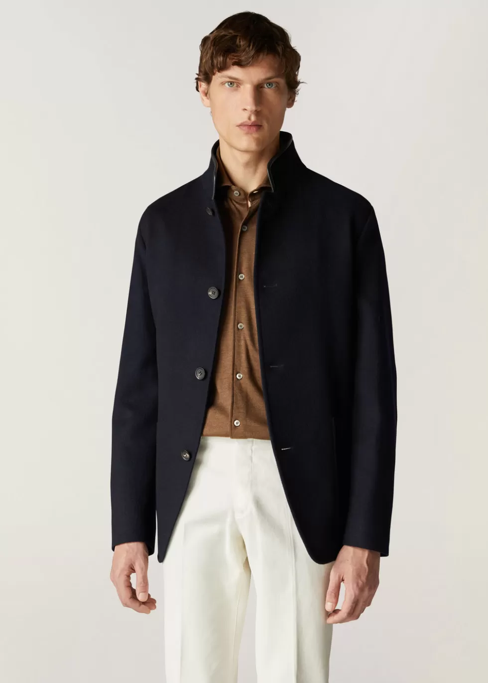 Blazers*Loro Piana Spagna Jacket Navy Blue