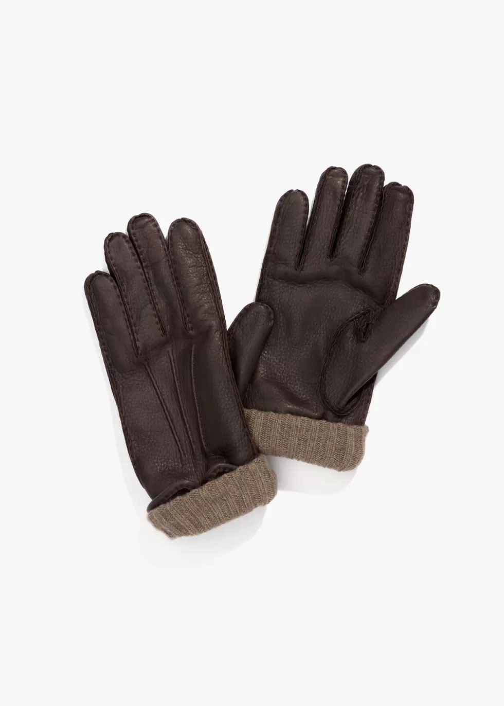 Gloves*Loro Piana Stirling Gloves Ultra-Dark Brown