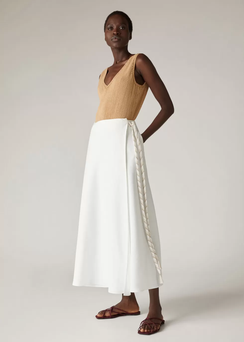 Skirts*Loro Piana Tania Skirt White