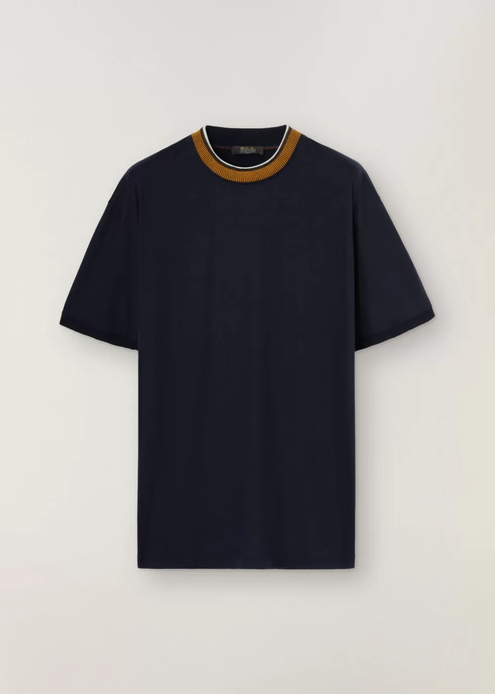 Polo And T-Shirts*Loro Piana The Gift Of Kings® Clayton Crew Neck Navy Blue