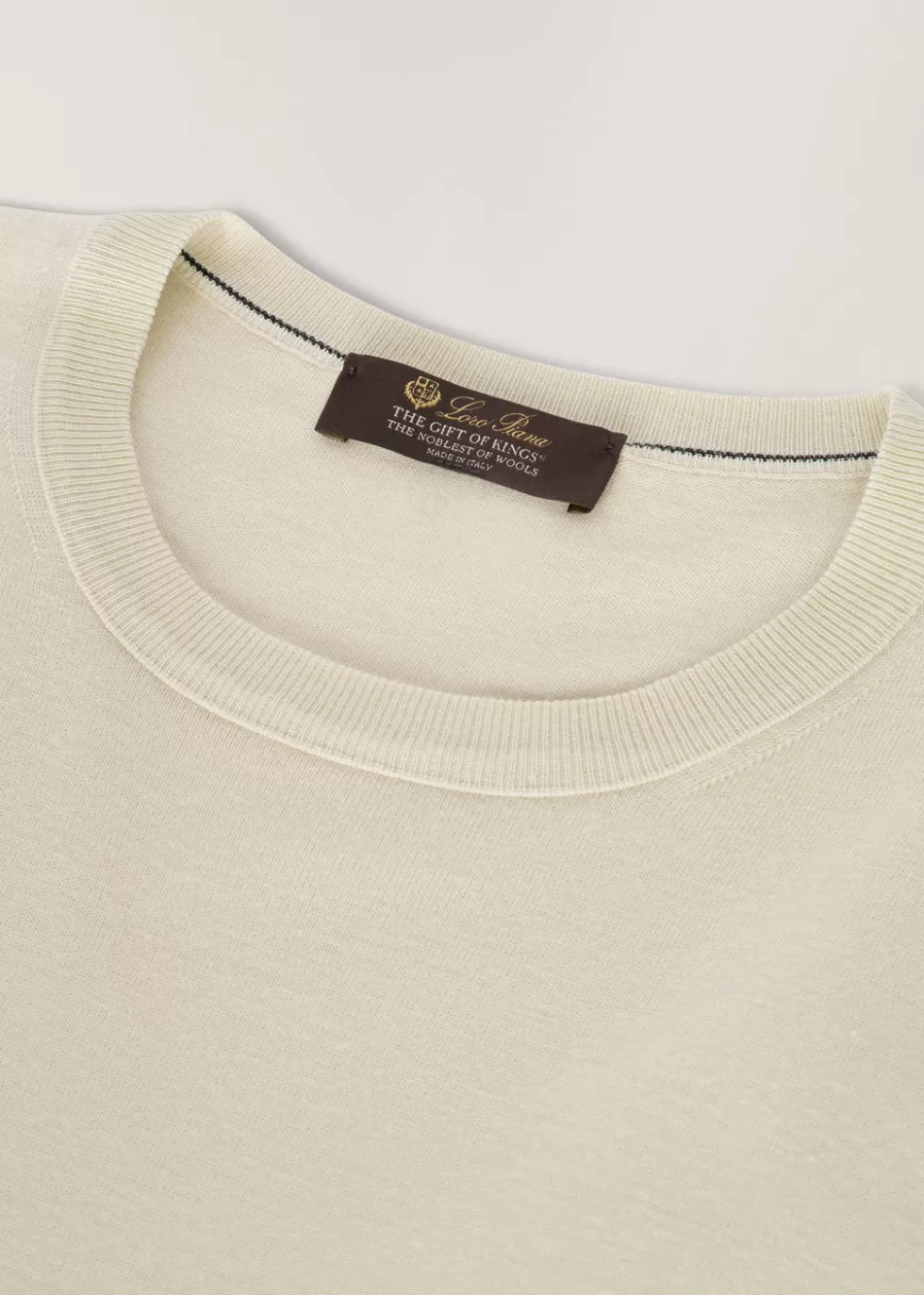 Knitwear*Loro Piana The Gift Of Kings® Crew Neck Light Dune