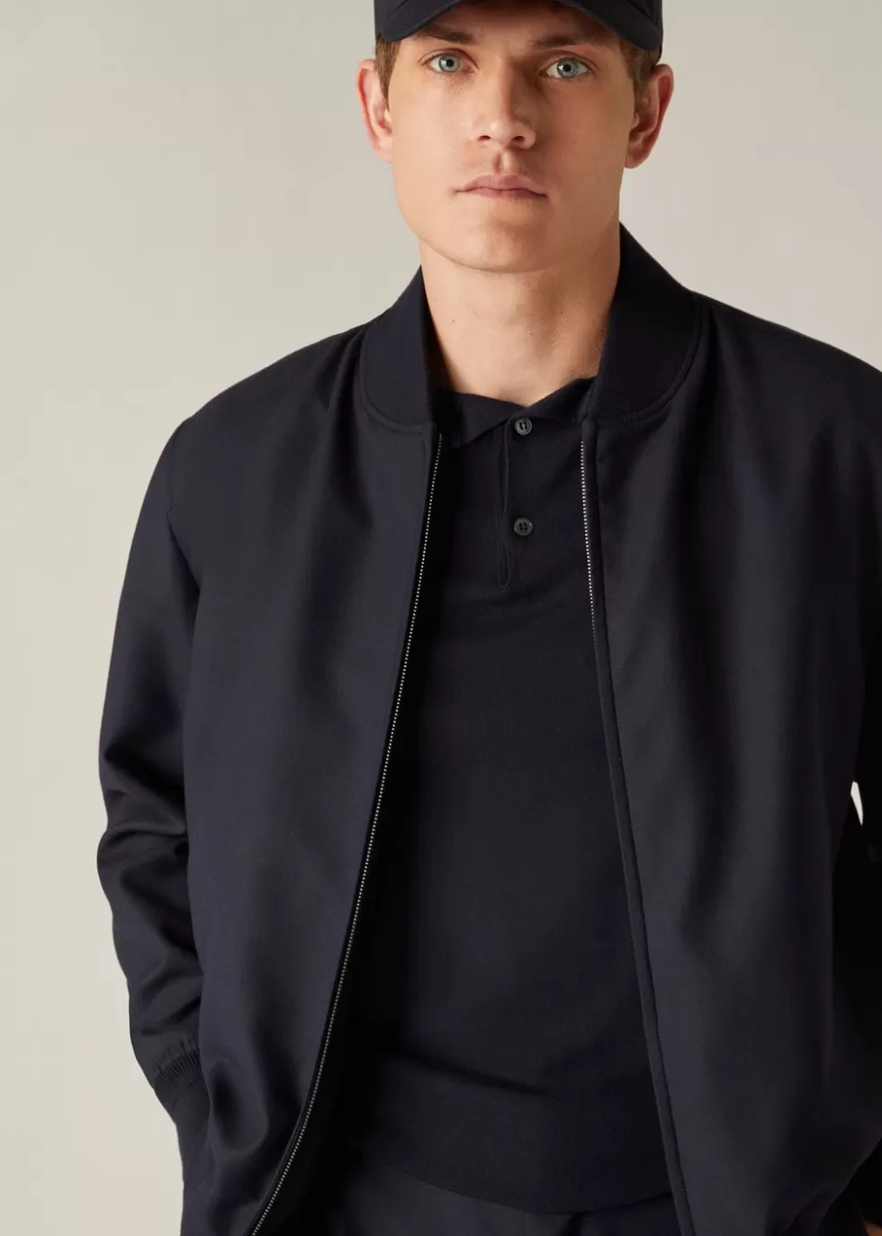 Outerwear Jackets*Loro Piana The Gift Of Kings® Hindon Bomber Jacket Navy Blue