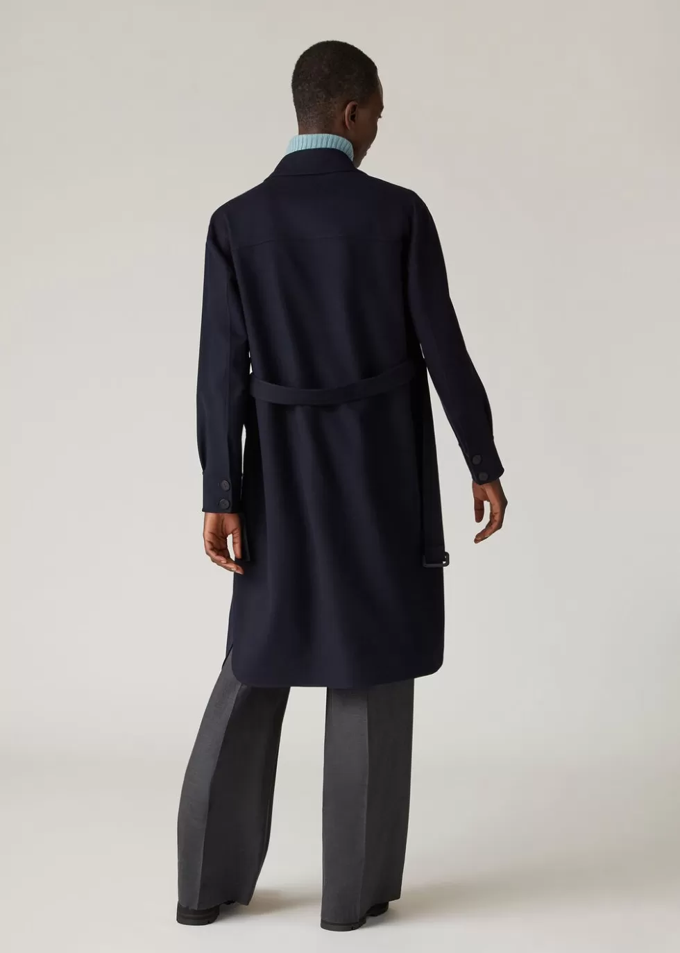 Coats & Capes*Loro Piana The Gift Of Kings® Liam Coat Navy Blue